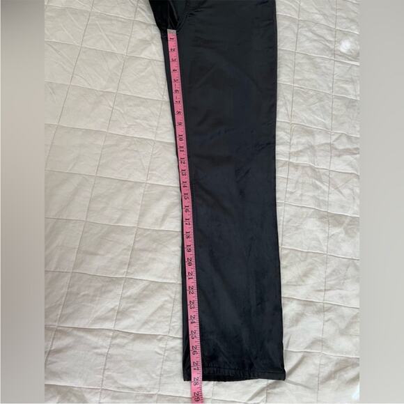 NWT RARE Agolde Black Velvet High Rise Stovepipe Straight Leg Pants Witchy- 27 - Picture 11 of 11
